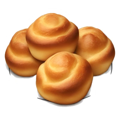 several sourdough popovers on a plate sticker