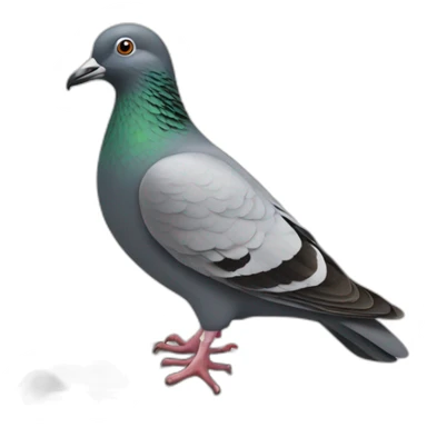 Pigeon voyageur de commerce et d'industrie sticker