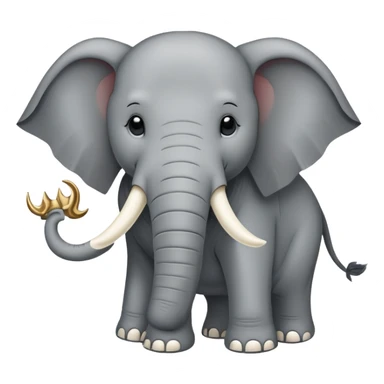 Game of thrones style Sigil with a elephant  sticker