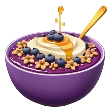 Acai bowl sticker