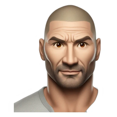 actor dave bautista wearing henley  sticker