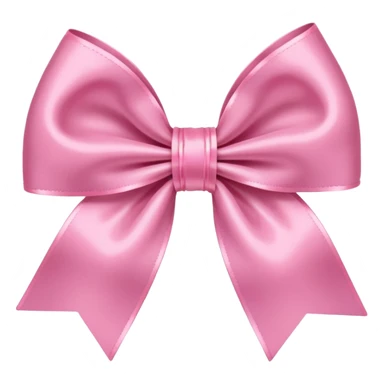 Pink frilly bow, light pink, extra frilly  sticker