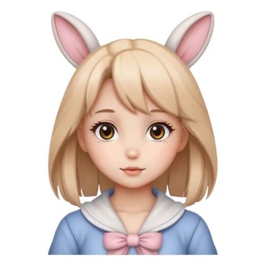 Bunny girl anime sticker