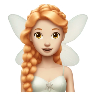 Pale Barbie fairy ginger sticker