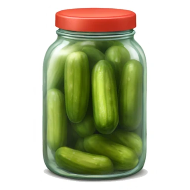 Jar of pickles sticker
