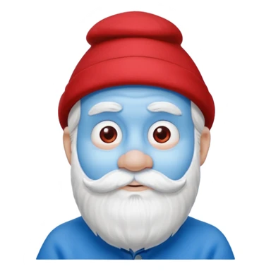 papa smurf sticker