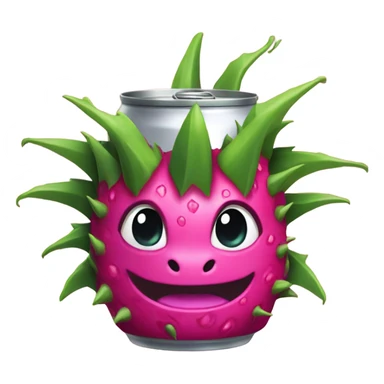 Can with Dragon & Dragonfruit  sticker