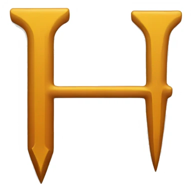 the letter i with an arrow strikig it top to bottom sticker