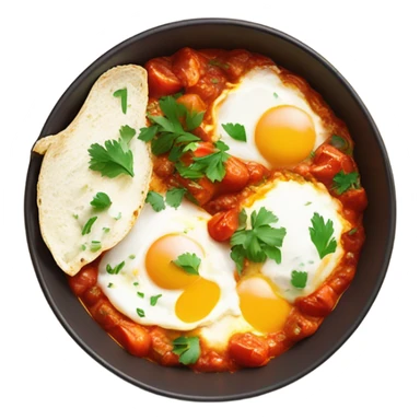 Shakahuka the hot tomato dish sticker