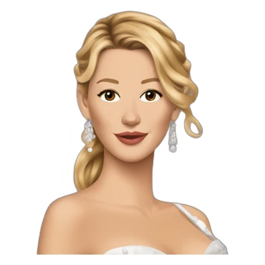 Blake lively, gossip girl sticker
