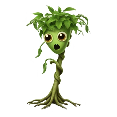 bowtruckle: Small, tree-guardian creatures resembling sticks with eyes, known for their attachment to particular trees and wood. sticker