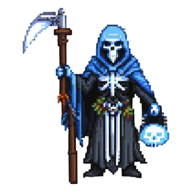 grim reaper harvesting souls sticker