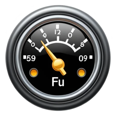 Fuel gage full sticker