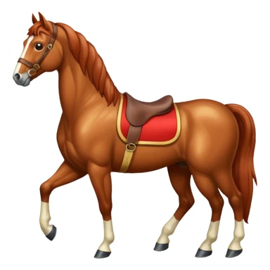 artist horse full body sticker