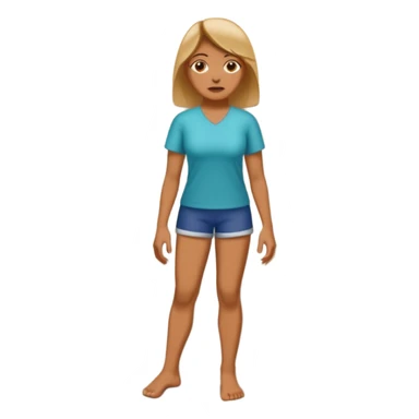 A women standing with her fot and big toe pressed against a wall, for rehab purposes sticker