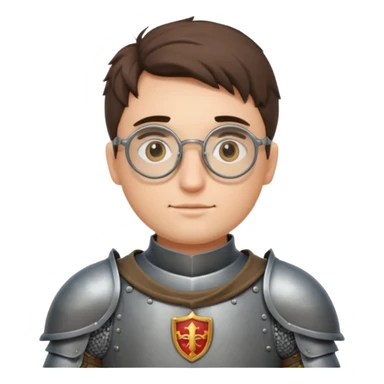 Knights with Glasses: Knight in armor with round glasses
















 sticker