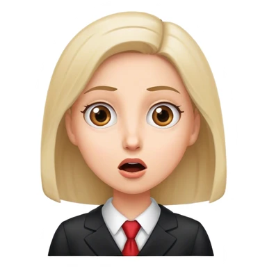 Lawyer surprised sticker