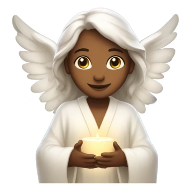 A thankful angel sticker