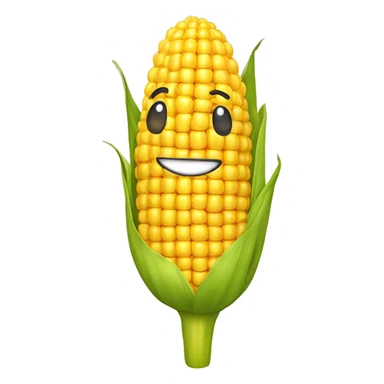 A corn ball  sticker