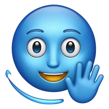 Asme el emoji de verificado en color azul sticker