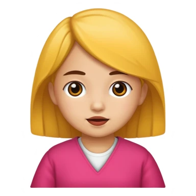 Niña orando sticker