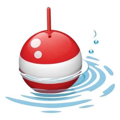 bobber fishing sticker