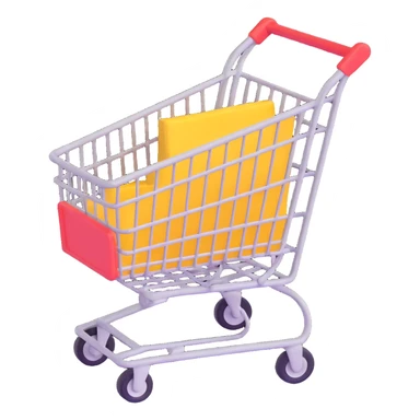 shopping cart sticker