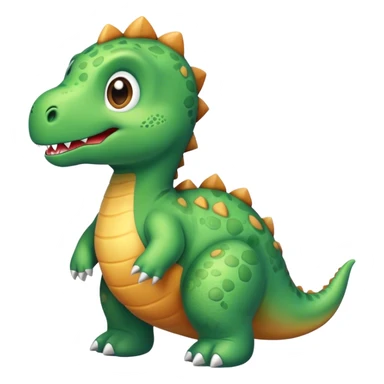 Create a Stuffed cute animal Looking Like a dino  sticker