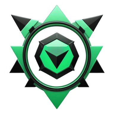  Black And Green Cyber Aesthetic Deco sticker