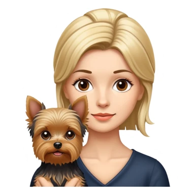 Woman with yorkshire sticker