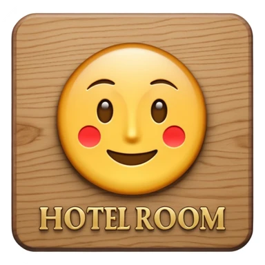 hotel room sign sticker