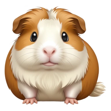 toffee and white colored guinea pig, make the toffee color lighter sticker