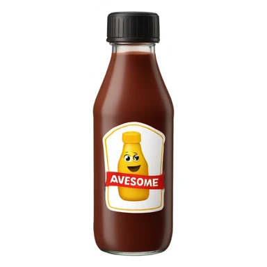 sauce bottle that says awesome on the label sticker