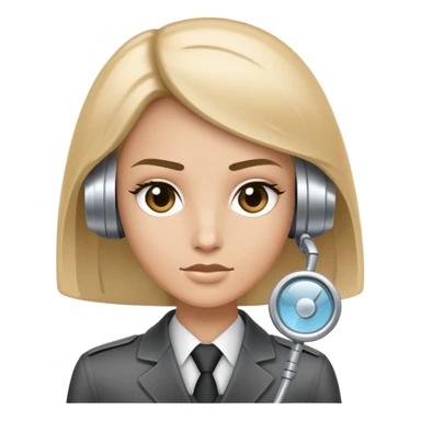 AI agent assisting a case manager sticker