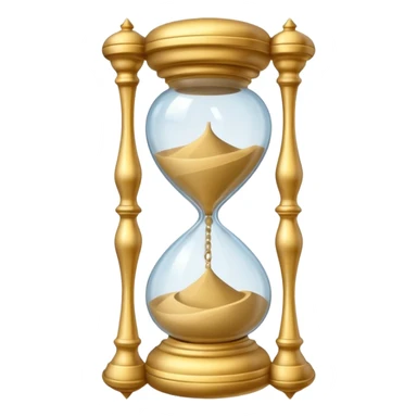 fancy ornate disney french hourglass sticker