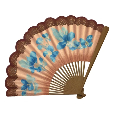 Hand fan sticker