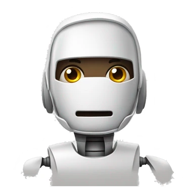 Robot bandaged sticker