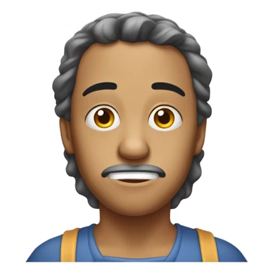 person tearing their apron off in anger sticker