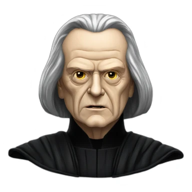Emperor Shiev Palpatine (black robe) Star Wars The return of the jedi sticker