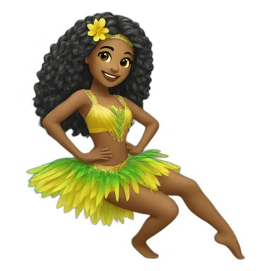 Brazilian dancer sticker