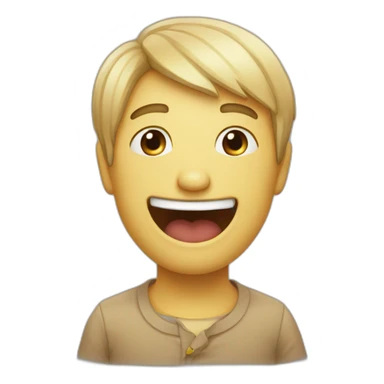 En rire et pleure sticker