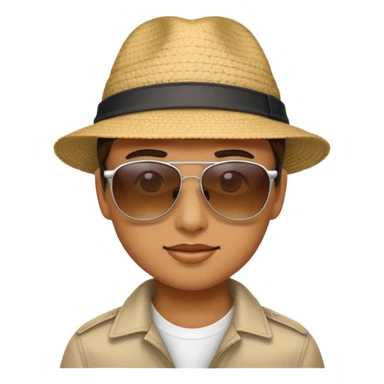 A person tanning  sticker