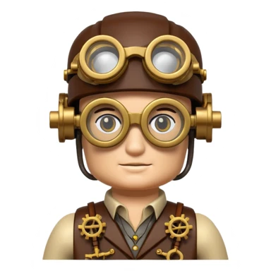 Steampunk Inventor lego sticker