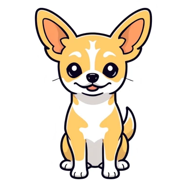Shaky chihuahua sticker