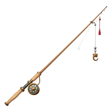 medieval fishing rod sticker