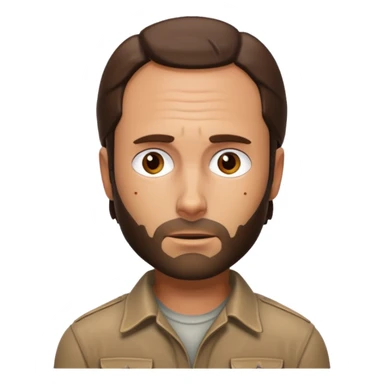 Rick Grimes sticker