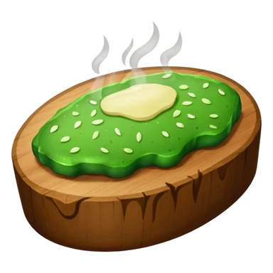 smelly green pork steak sticker