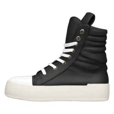 Rick owens geobasket sneaker sticker