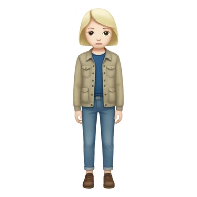 person taking out their pockets with no money sticker