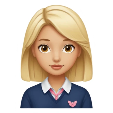 Baddie preppy aesthetic cute sassy sticker